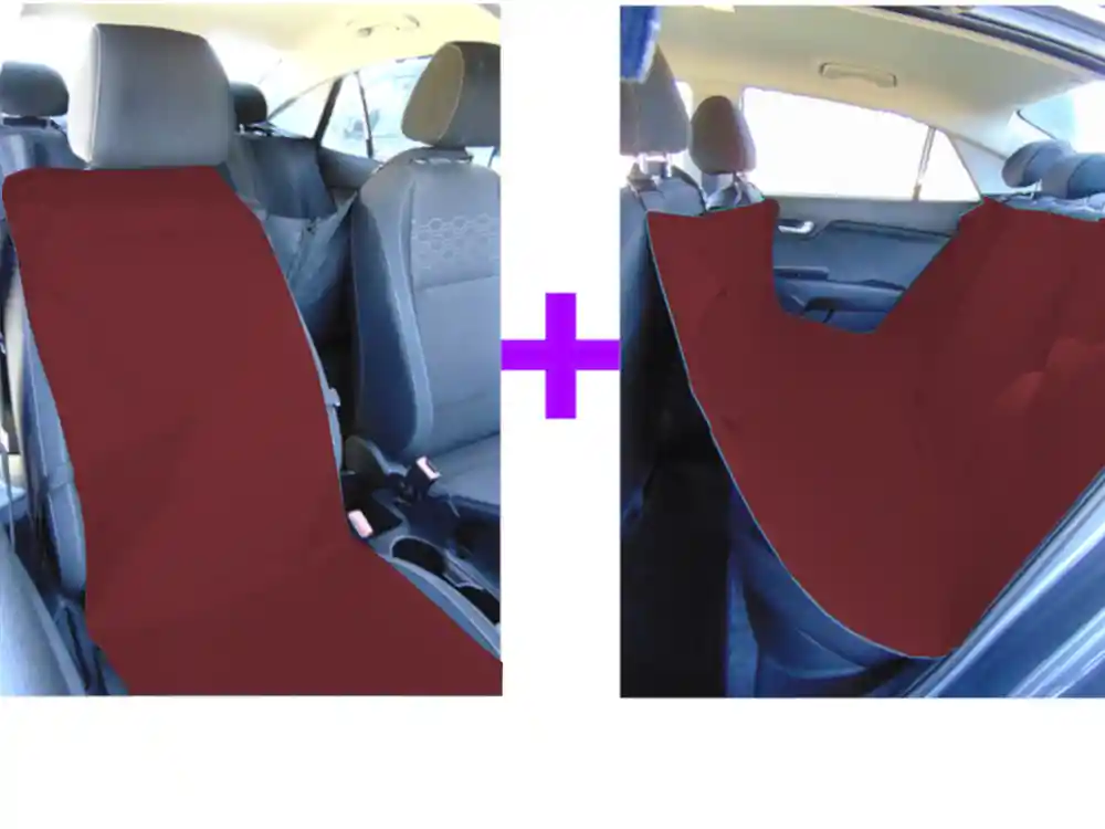 Forro Segunda Fila Mas Silla Copiloto (doble) Vinotinto