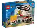 Lego City Intervención Del Helicóptero De Bomberos 60248