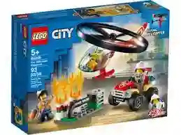 Lego City Intervención Del Helicóptero De Bomberos 60248