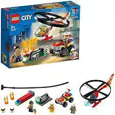 Lego City Intervención Del Helicóptero De Bomberos 60248