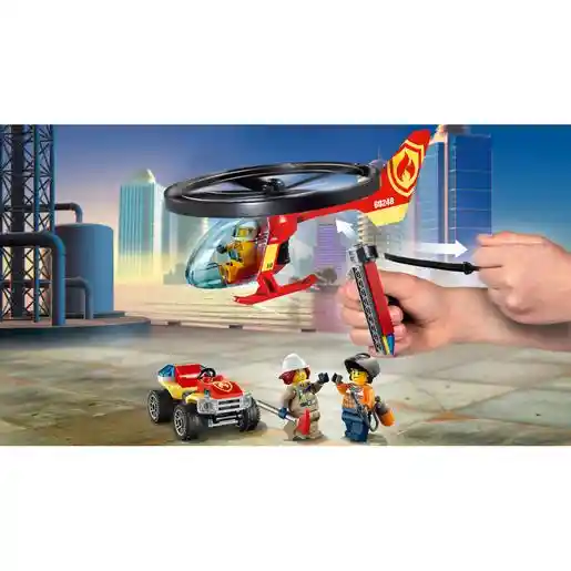 Lego City Intervención Del Helicóptero De Bomberos 60248