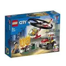 Lego City Intervención Del Helicóptero De Bomberos 60248