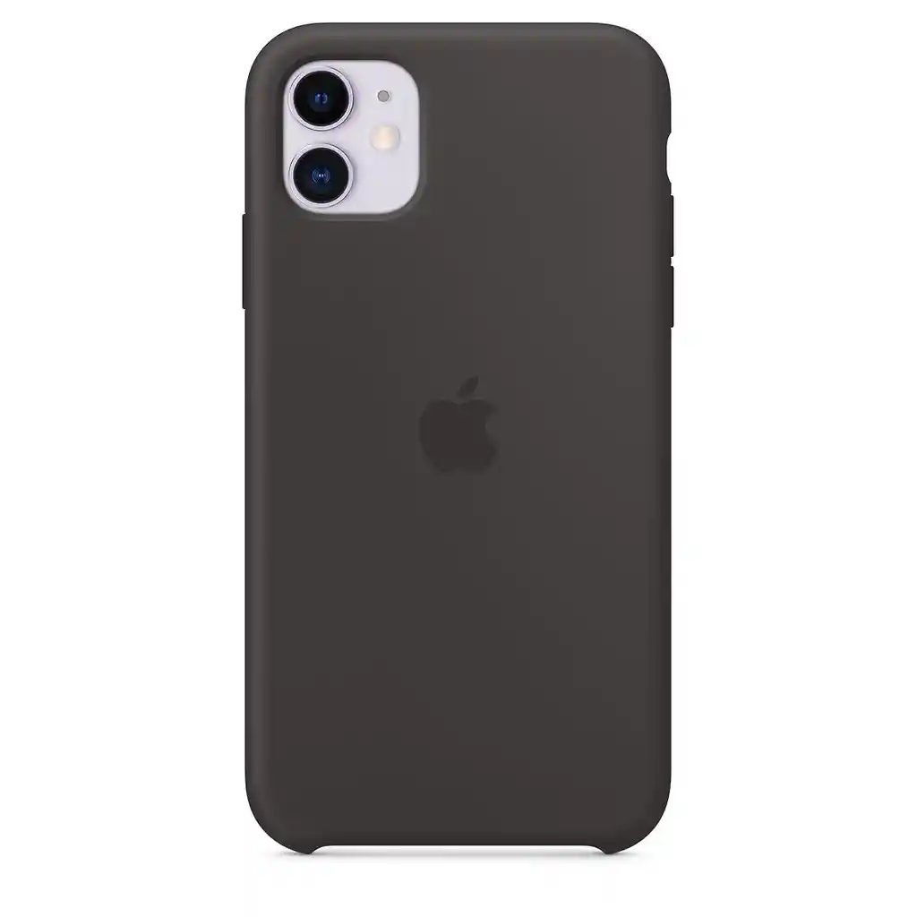 iPhone Estuche11 Forro Silicona Negro