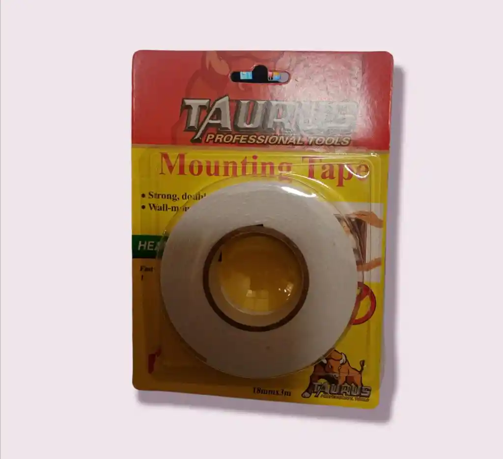 Cinta Doble Faz Espuma Mounting Tape 18mm X 2m