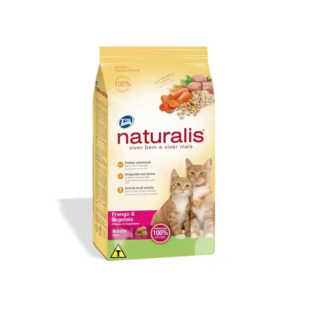 Naturalis Alimento Para Gato Adulto Pollo & Vegetales 10 Kg