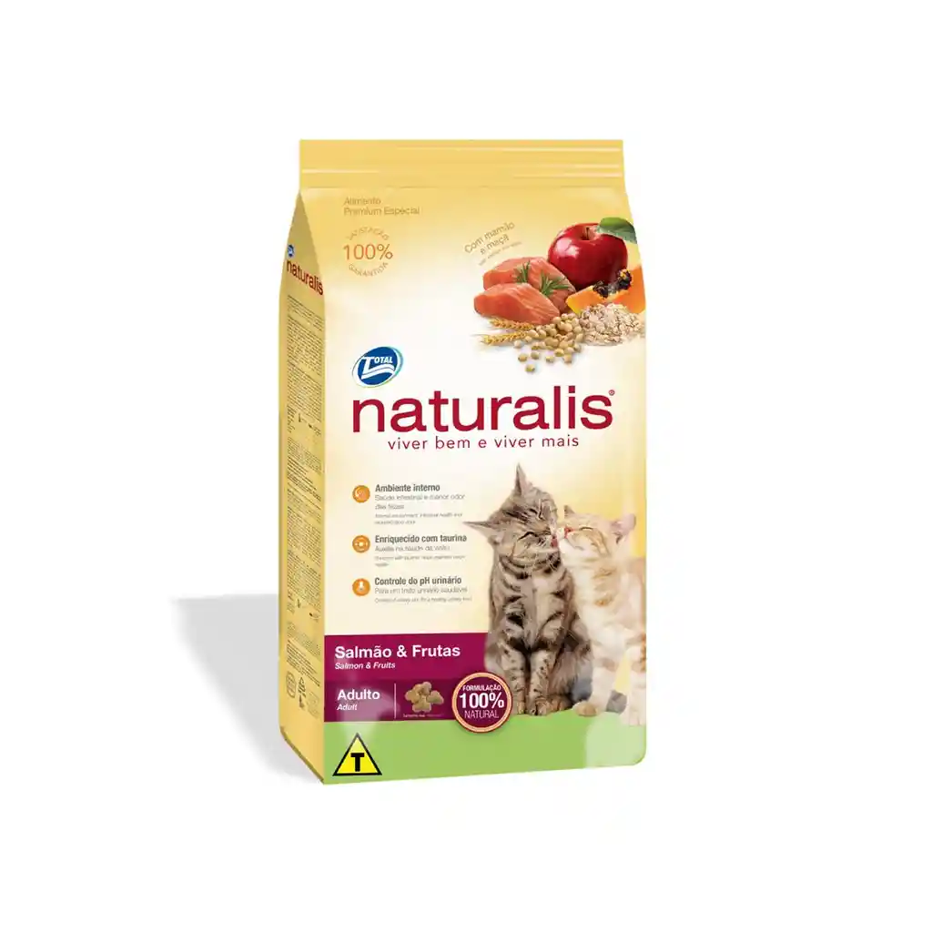 Naturalis Gato Adulto Salmon Y Frutas 10.1 Kg