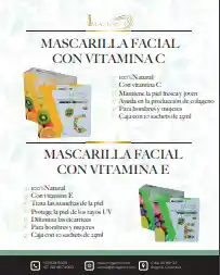 Vitamina C Mascarilla Facial Concaja Por 10 Unidades