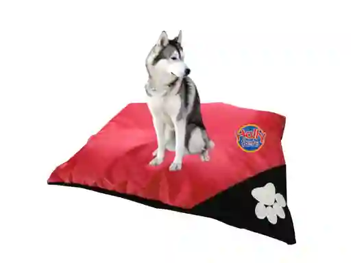 Cama Colchón Colmena Lavable Para Mascota Gigante Rojo