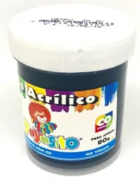 Pintura Vinilo Acrilico Negro 80gr