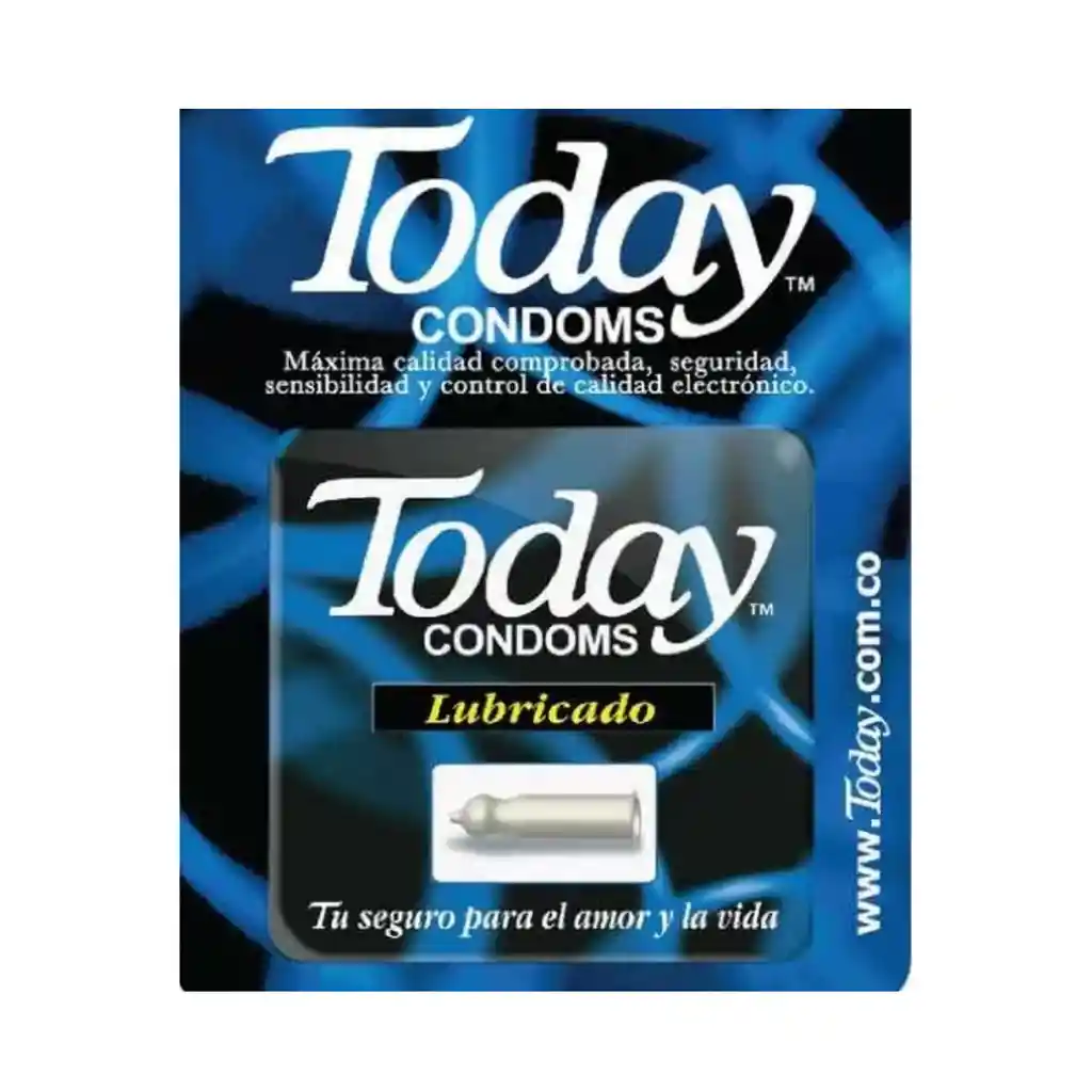 Today Preservativo *1 Unidad Lubricado