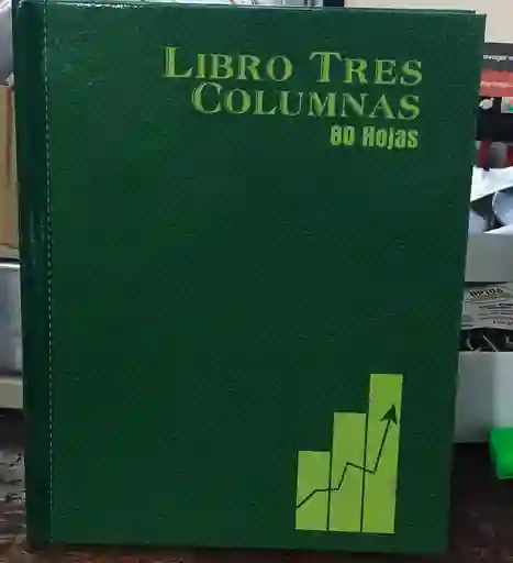 Libro Contable Tres Columnas 80 Hojas