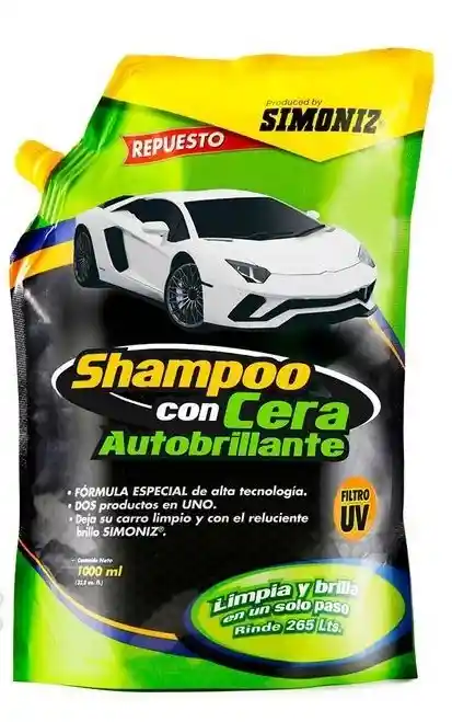 Simoniz Shampoo Con Cera Autobrillante 1000 Ml