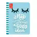 Hojas Cuaderno Cosido Mujer Pasta Dura X100