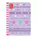 Hojas Cuaderno Cosido Mujer Pasta Dura X100