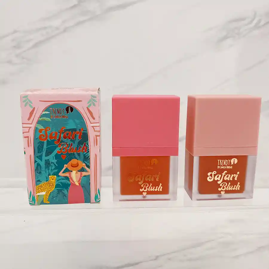 TRENDY Kit Duo Rubor Liquido Safari Blush 