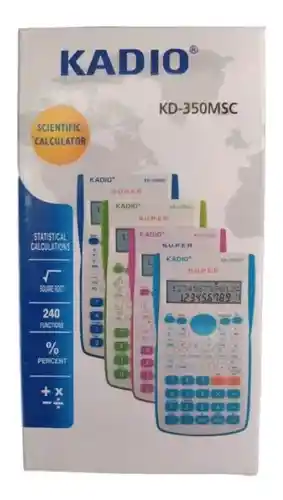 Calculadora Cientifica Kadio Colores Kd-350 Msc