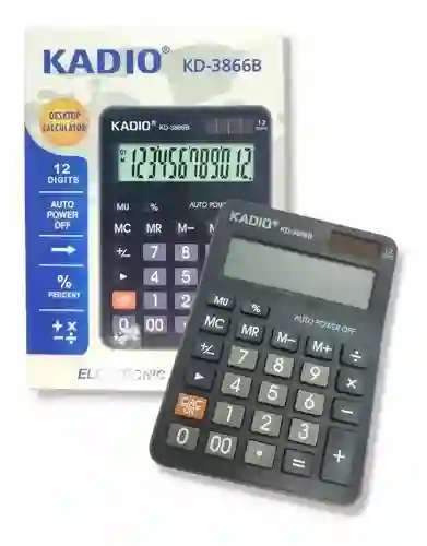 Calculadora Kadio 12 Digitos 3866b