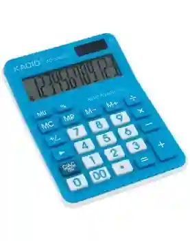 Calculadora Kadio 12 Digitos Colores Kd-3866b-c