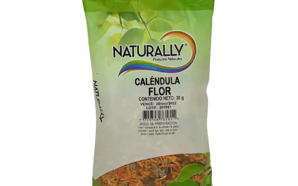 NATURALLY Calendula Flor X20 Gramos