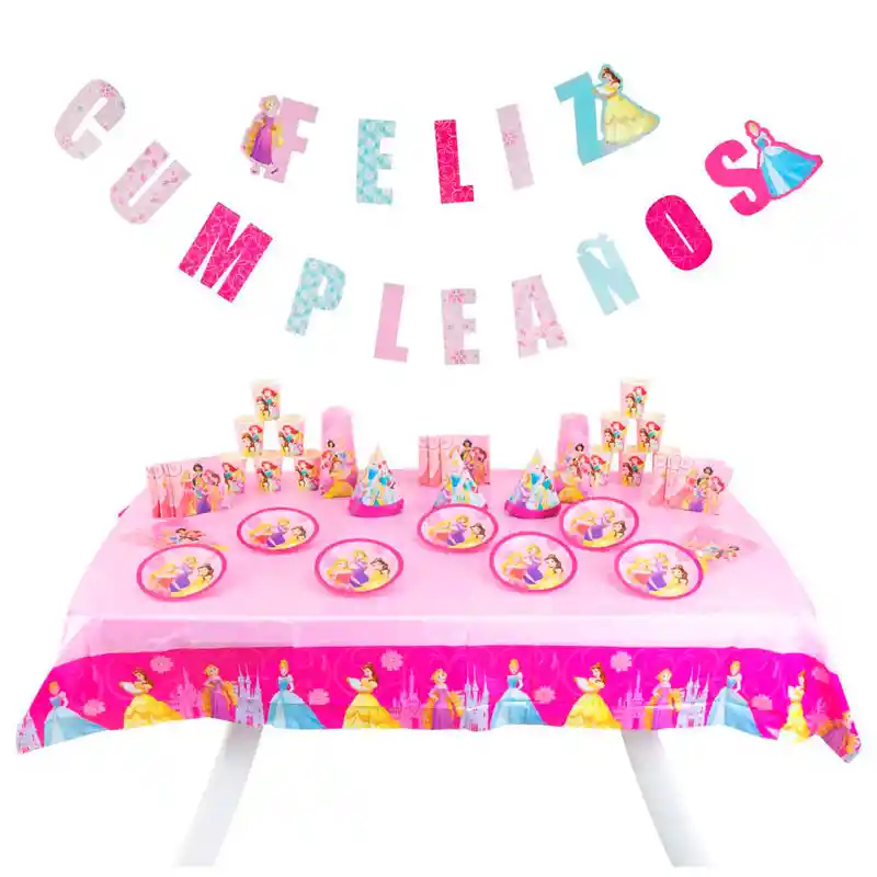 Kit De Cumpleaños X 12 Primavera Diseño Princesas