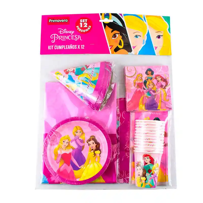 Kit De Cumpleaños X 12 Primavera Diseño Princesas