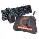 Rtech Combo 4 En 1 Teclado+Mouse+Pad Mouse+Audifonos Je Victory