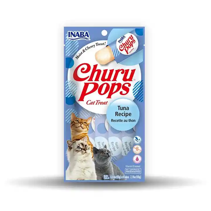 inaba Cat Snack Churu Pops Atun 60 Gr