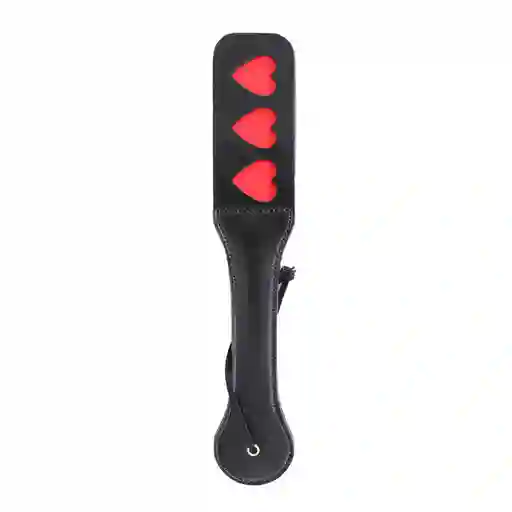 Paleta Erotica Para Nalgadas Kinki Heart Negro Camtoyz