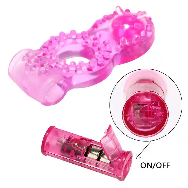 Anillo Vibrador Doble Para Pene