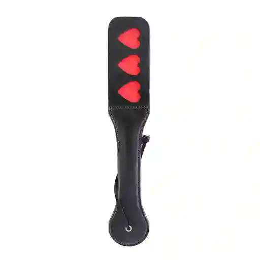 Paleta Erotica Para Nalgadas Kinki Heart Negro Camtoyz