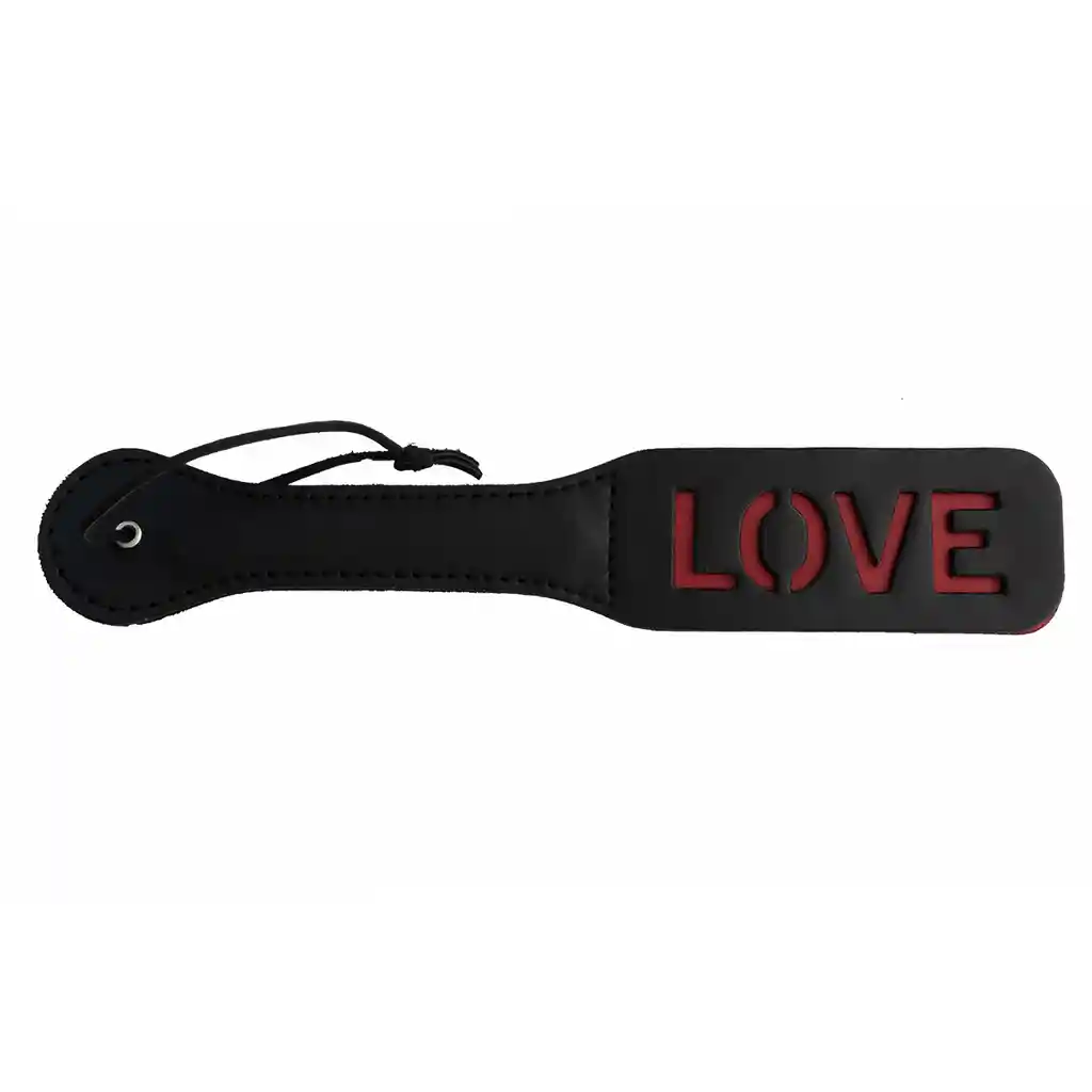 Paleta Erotica Para Nalgadas Kinki Love Negro Camtoyz