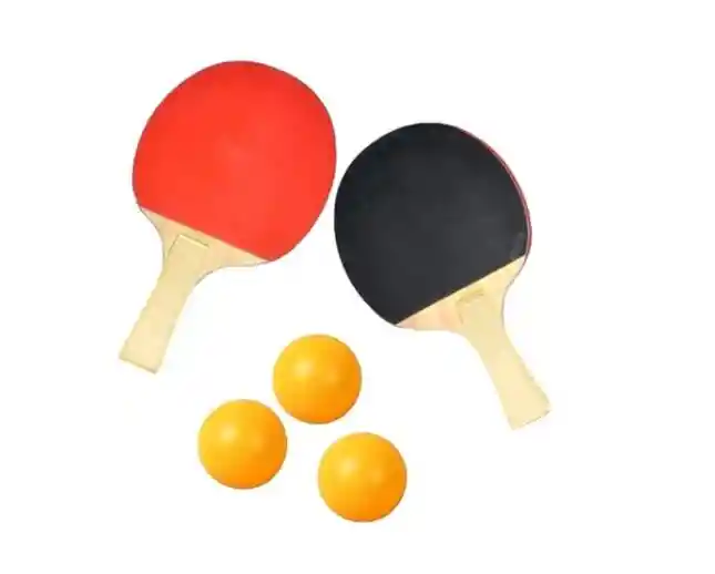 Raquetas Ping Pong Set 2 Raquetas + 3 Pelotas