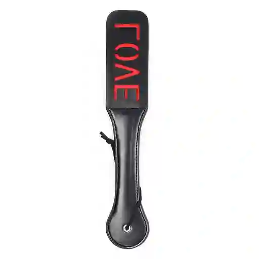 Paleta Erotica Para Nalgadas Kinki Love Negro Camtoyz