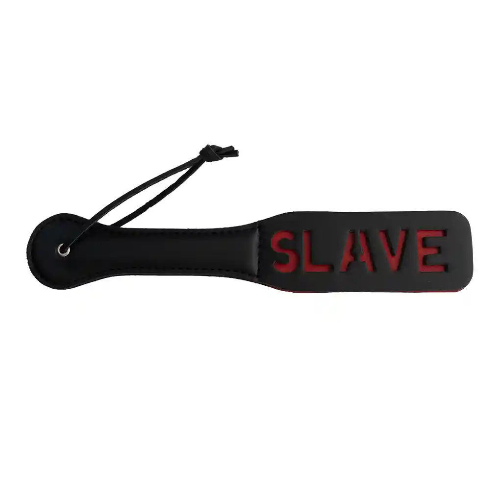 Paleta Erotica Para Nalgadas Kinki Slave Negro Camtoyz