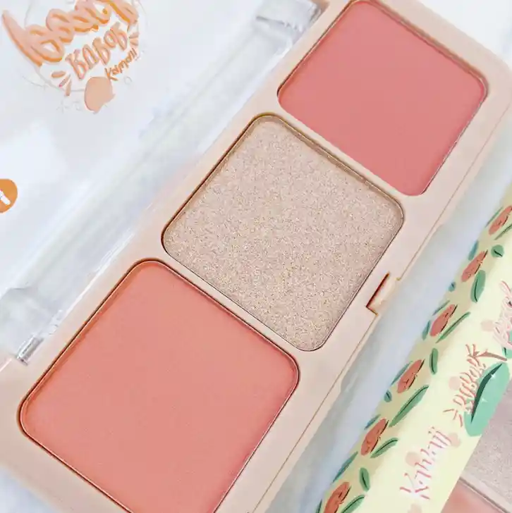  Rubor Iluminador En Trio Peach TRENDY Ref C15 