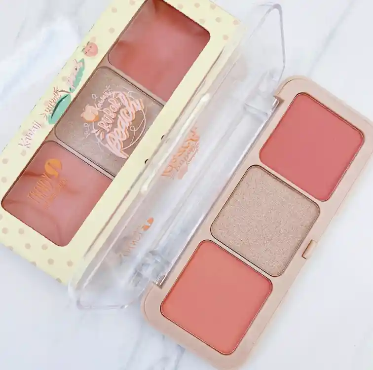  Rubor Iluminador En Trio Peach TRENDY Ref C15 