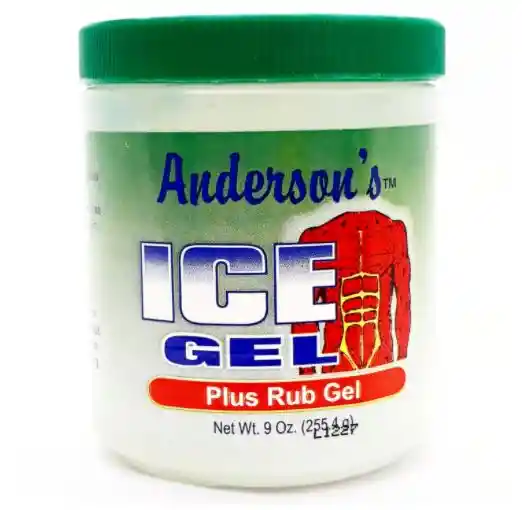 Gel Frio Andersons Verde Alivia Dolor Externo 9oz (255.4g)