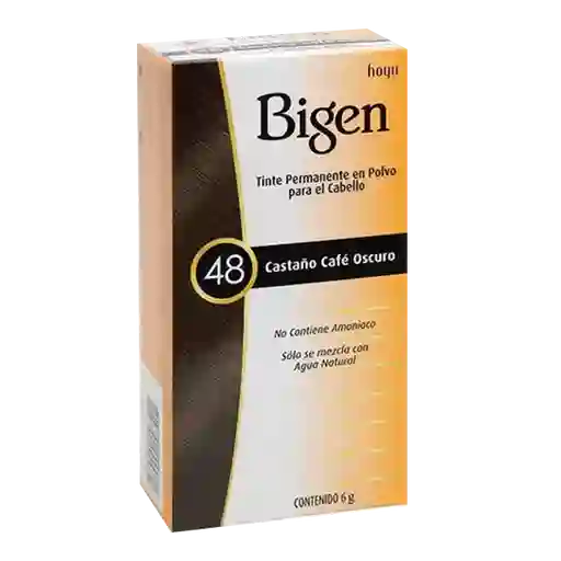 Bigen Tinte En Polvo Castaño Intenso N.48 X6gr