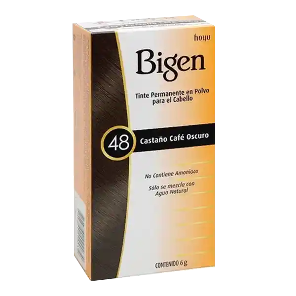 Bigen Tinte En Polvo Castaño Intenso N.48 X6gr