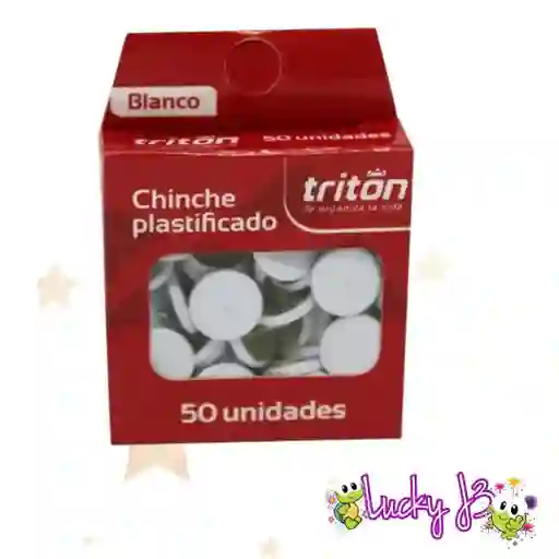 Chinches Metálicos Tritón X 50 Und