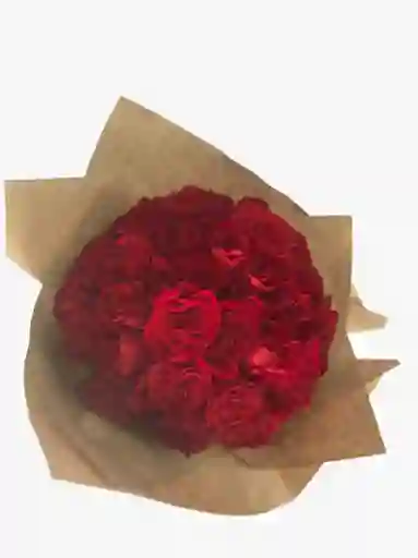 Buquet De Rosas Rojas Redondo