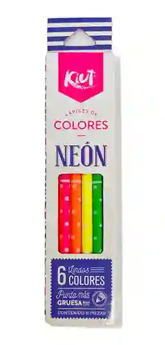 Kiut Colores Neon 4Mm * 6 Unidades