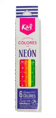 Kiut Colores Neon 4Mm * 6 Unidades