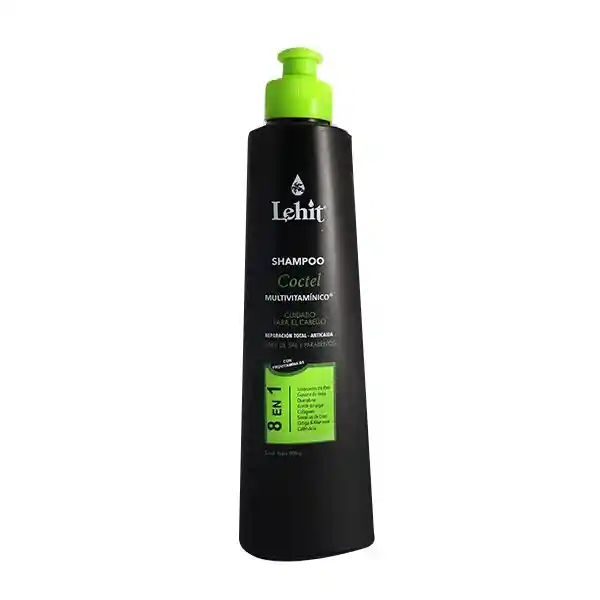 Lehit Shampoo Coctel Multivitamínico 8 En 1 X 300ml