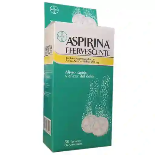 Aspirina Efervescente Acido Acetilsalicilico 500mg