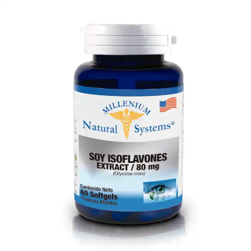 NATURAL SYSTEMS Isoflavonas De Soya 80 Mg X60 Capsulas