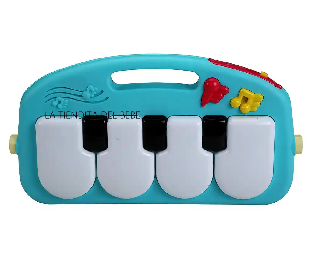 Gimnasio Bebe Tapete Piano Estimulación Luces Oferta 0-3 Años Ref. Miquito Azul Unisex