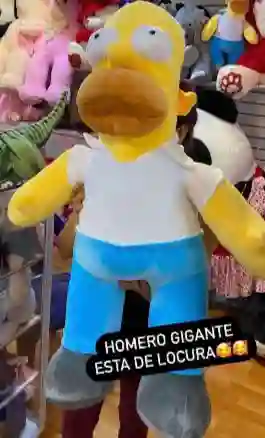 Homero De Peluches Gigante (1 Metro)