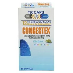 Congestex Cetirizina + Ibuprofeno + Fenilefrina X1 Capsula