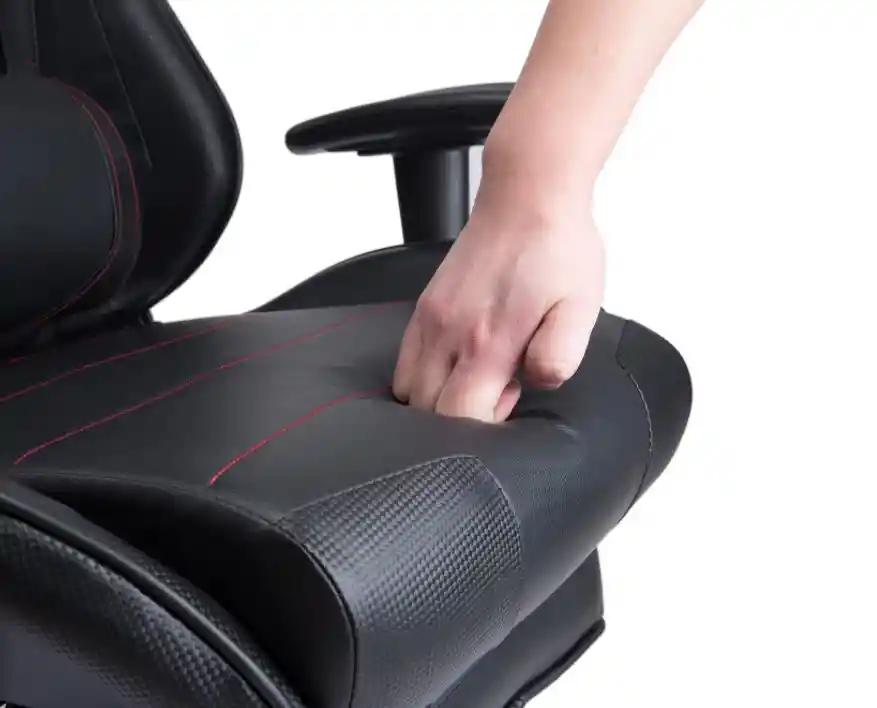 Silla Gamer Killabee Con Cojin Vibrador Con Reposa Pies Negra